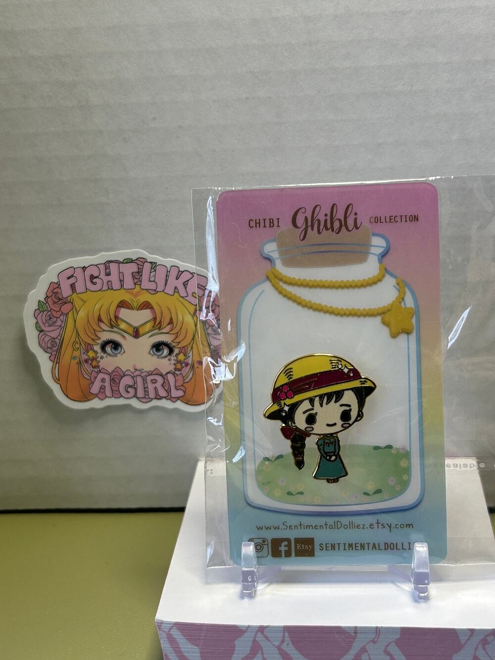 SentimentalDollieZ Chibi Ghibli Pin Howl's Moving Castle Sophie Hatter